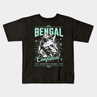 Bengal cat Kids T-Shirt